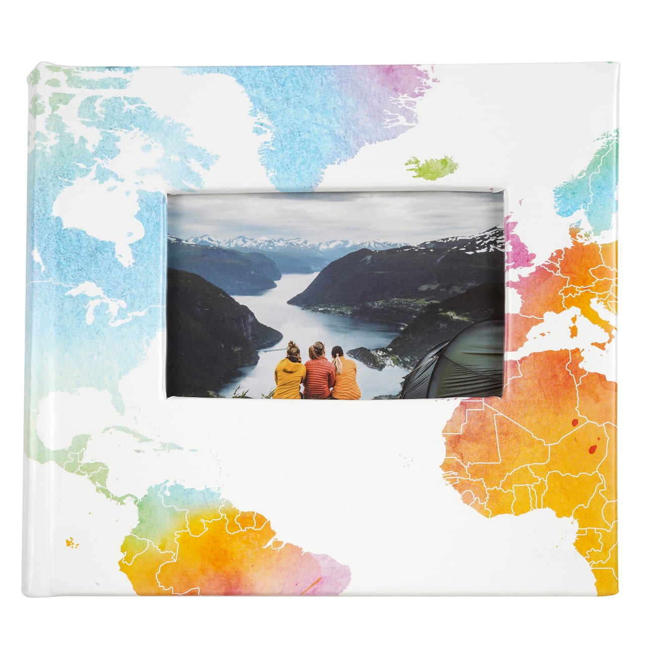 6 Pack: Watercolor Map 2-Up Photo Album by Recollections™